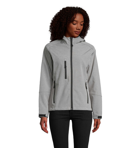 REPLAY Damen Jacke 340g - Graue Melange bedrucken, Art.-Nr. S46802-GM-XXL REPLAY Damen Jacke 340g - Graue Melange bedrucken, Art.-Nr. S46802-GM-XXL