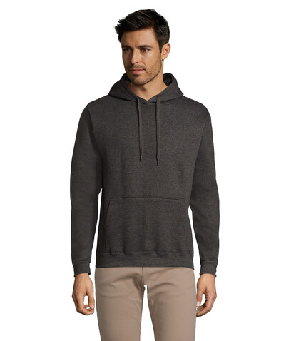 SNAKE Hoodie - Charcoal Melange bedrucken, Art.-Nr. S47101-CE-L