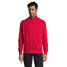 SUNDAE MEN ZIPPED JACKET - Red bedrucken, Art.-Nr. S47200-RD-XXL