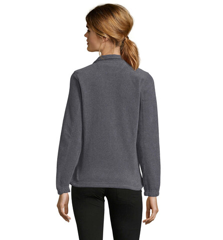 NORTH DAMEN FL JACKE  300g - Graue Melange bedrucken, Art.-Nr. S54500-GM-XL