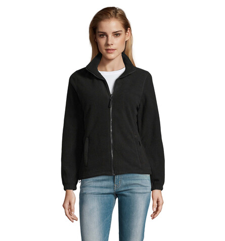 NORTH DAMEN FL JACKE 300g - Schwarz bedrucken, Art.-Nr. S54500-BK-M NORTH DAMEN FL JACKE 300g - Schwarz bedrucken, Art.-Nr. S54500-BK-M