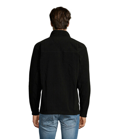 NORTH MEN Fleece-Jacke - Schwarz bedrucken, Art.-Nr. S55000-BK-M NORTH MEN Fleece-Jacke - Schwarz bedrucken, Art.-Nr. S55000-BK-M
