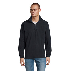 NESS SWEAT FLEECE 1/4 ZIP - Navy bedrucken, Art.-Nr. S56000-NY-XXL