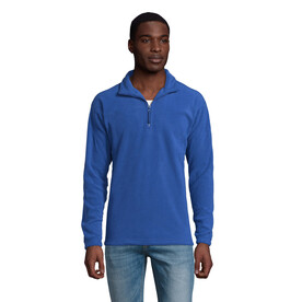 NESS SWEAT FLEECE 1/4 ZIP - Royal Blue bedrucken, Art.-Nr. S56000-RB-XXL