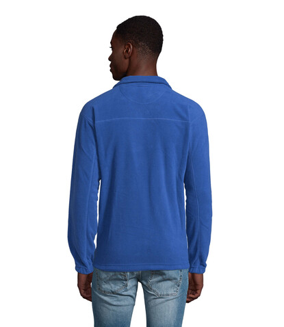 NESS SWEAT FLEECE 1/4 ZIP - Royal Blue bedrucken, Art.-Nr. S56000-RB-XL