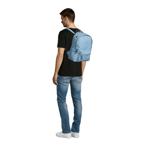 RIDER POLYESTER RUCKSACK - Sky Blue bedrucken, Art.-Nr. S70100-SK-M