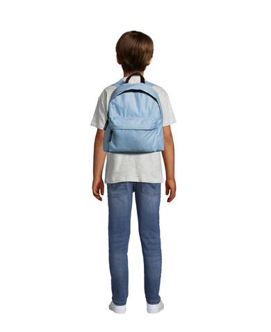 RIDER KIDS RUCKSACK - Sky Blue bedrucken, Art.-Nr. S70101-SK-M