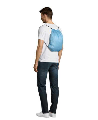 URBAN RUCKSACK POLYESTER - Sky Blue bedrucken, Art.-Nr. S70600-SK-M URBAN RUCKSACK POLYESTER - Sky Blue bedrucken, Art.-Nr. S70600-SK-M
