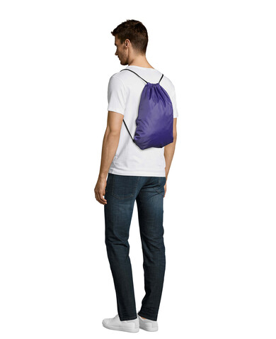 URBAN RUCKSACK POLYESTER - Purple bedrucken, Art.-Nr. S70600-PR-M URBAN RUCKSACK POLYESTER - Purple bedrucken, Art.-Nr. S70600-PR-M