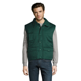 EQUINOX PRO BODYWARMER - Bottle Green bedrucken, Art.-Nr. S80503-BO-XXL