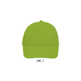 BUFFALO SIX PANEL CAP - Lime bedrucken, Art.-Nr. S88100-LM-M