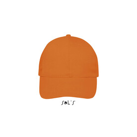 BUFFALO SIX PANEL CAP - Orange bedrucken, Art.-Nr. S88100-OR-M