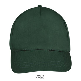 BUZZ FIVE PANEL CAP - Forest Green bedrucken, Art.-Nr. S88119-FG-M