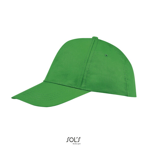 BUZZ FIVE PANEL CAP - Kelly Green bedrucken, Art.-Nr. S88119-KG-M BUZZ FIVE PANEL CAP - Kelly Green bedrucken, Art.-Nr. S88119-KG-M