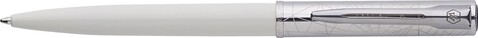 Waterman Allure Deluxe Kugelschreiber | Edelstahl – Weiß bedrucken, Art.-Nr. 002999128_1006006
