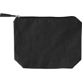 Kosmetiktasche Cressida | Baumwolle 180 g/mÂ² – Schwarz bedrucken, Art.-Nr. 001999999_1039472