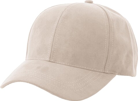 Cap Orion | Wildleder | 6 Segmente – beige bedrucken, Art.-Nr. 357999999_1041522