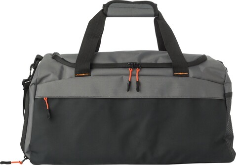 Sporttasche Mabel | Polyester 500D | Zweifarbig – Grau bedrucken, Art.-Nr. 003999999_1041619 Sporttasche Mabel | Polyester 500D | Zweifarbig – Grau bedrucken, Art.-Nr. 003999999_1041619