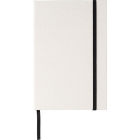 Notizbuch Hudson | A5 | Liniert – Schwarz/weiß bedrucken, Art.-Nr. 040999999_1042028
