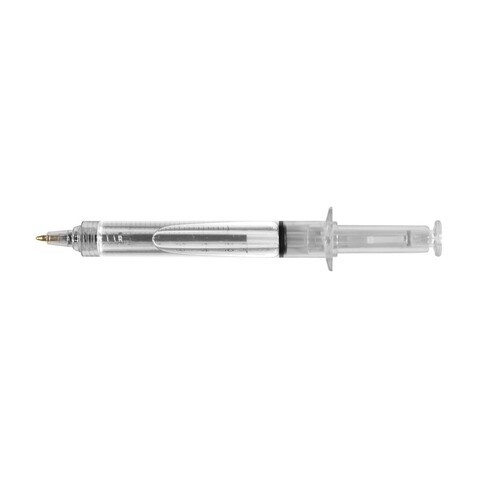 Kugelschreiber Dr. David | Spritzenform – Neutral bedrucken, Art.-Nr. 021999999_1063