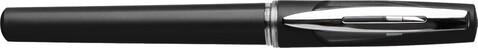 Gelschreiber Karin | Metallclip – Schwarz bedrucken, Art.-Nr. 001999127_1097471
