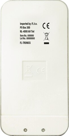 Taschenrechner Jareth | Kunststoff | 8 Stellen – Weiß bedrucken, Art.-Nr. 002999999_1140