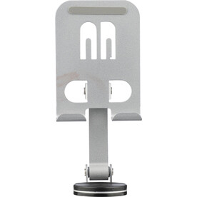 Handyhalter aus Aluminiumlegierung Anieke – Silber bedrucken, Art.-Nr. 032999999_1349522