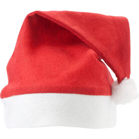 Weihnachtsmütze Rudolf | Filz – Rot bedrucken, Art.-Nr. 008999999_3120
