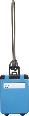 Gepäckanhänger Jenson | Kunststoff | Trolleyform – Kobaltblau bedrucken, Art.-Nr. 023999999_3167 Gepäckanhänger Jenson | Kunststoff | Trolleyform – Kobaltblau bedrucken, Art.-Nr. 023999999_3167