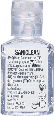 Handgel Saniclean | 15 ml – Neutral bedrucken, Art.-Nr. 021999999_3588