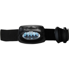 Stirnlampe Kylie | Kunststoff | 5 LED | 6 Modi – Schwarz bedrucken, Art.-Nr. 001999999_4807