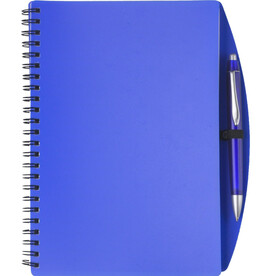 Notizbuch Solana | A5 | Liniert – Blau bedrucken, Art.-Nr. 005999999_5140
