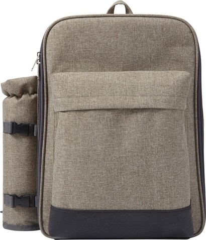 Picknickrucksack Allison | Polyester | 4 Personen – Hellgrau bedrucken, Art.-Nr. 027999999_7613 Picknickrucksack Allison | Polyester | 4 Personen – Hellgrau bedrucken, Art.-Nr. 027999999_7613