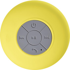 BT/Wireless-Lautsprecher aus Kunststoff Jude – Gelb bedrucken, Art.-Nr. 006999999_7631