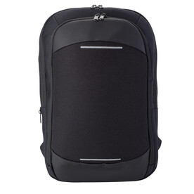 Business-Rucksack Paul | Polyester 600D | Erweiterbar | 22 l – Schwarz bedrucken, Art.-Nr. 001999999_818599