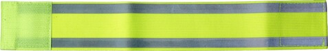 Reflektierendes Armband Danilo | Elastan – Gelb bedrucken, Art.-Nr. 006999999_8288