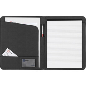 Mappe Frederick | Gebundenes Leder | A4 – Schwarz bedrucken, Art.-Nr. 001999999_8619