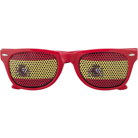 Partybrille Lexi | Länderflagge – red/yellow bedrucken, Art.-Nr. 297999999_9346