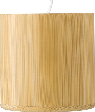 Kerze Eli | Bambus – Braun bedrucken, Art.-Nr. 011999999_971871