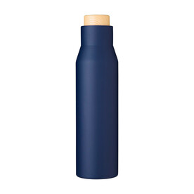 Isolierflasche Christian | 500 ml – marineblau bedrucken, Art.-Nr. 536999999_971877
