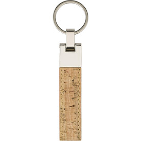 Schlüsselring Keylan | Kork – Braun bedrucken, Art.-Nr. 011999999_976594