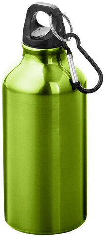 Oregon 400 ml Aluminium Trinkflasche mit Karabinerhaken bedrucken, Art.-Nr. 100002