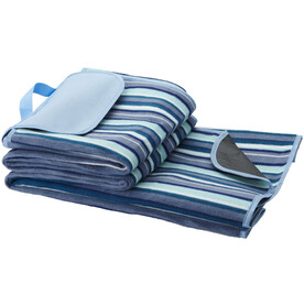 Riviera wasserabweisende Outdoor-Picknickdecke, weiss, blau bedrucken, Art.-Nr. 10013700 Riviera wasserabweisende Outdoor-Picknickdecke, weiss, blau bedrucken, Art.-Nr. 10013700