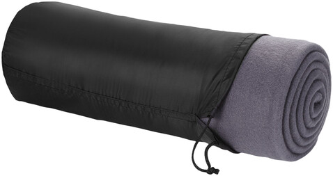 Huggy Fleecedecke mit Hülle 150 x 120 cm, anthrazit bedrucken, Art.-Nr. 10016504