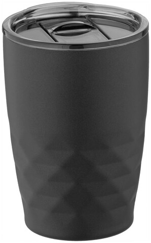 Geo 350 ml Kupfer-Vakuum Isolierbecher, schwarz bedrucken, Art.-Nr. 10045500