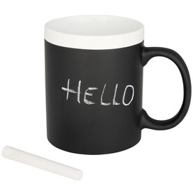 Chalk-write 330 ml Keramiktasse, weiss bedrucken, Art.-Nr. 10052600