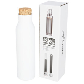 Norse 590 ml Kupfer-Vakuum Isolierflasche, weiss bedrucken, Art.-Nr. 10053502 Norse 590 ml Kupfer-Vakuum Isolierflasche, weiss bedrucken, Art.-Nr. 10053502