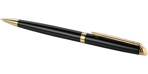 Waterman Hémisphère Kugelschreiber, schwarz, gold bedrucken, Art.-Nr. 10651100