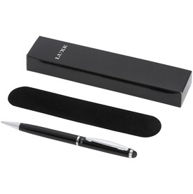 Lento Stylus Kugelschreiber (schwarze Mine), schwarz bedrucken, Art.-Nr. 10713000 Lento Stylus Kugelschreiber (schwarze Mine), schwarz bedrucken, Art.-Nr. 10713000