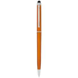 Valeria ABS Kugelschreiber mit Stylus, orange bedrucken, Art.-Nr. 10730004